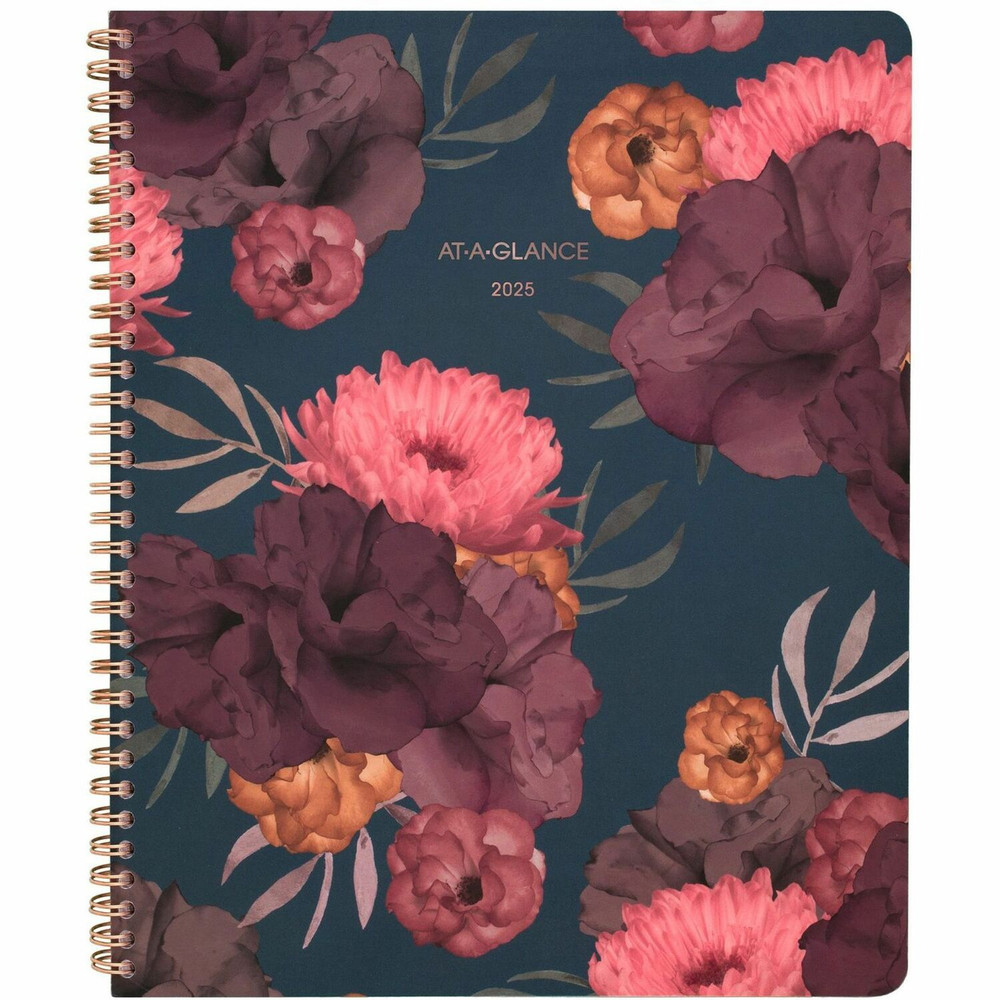 ACCO Brands Corporation At-A-Glance 5254905 At-A-Glance Dark Romance 2024 Weekly Monthly Planner, Large, 8 1/2" x 11"