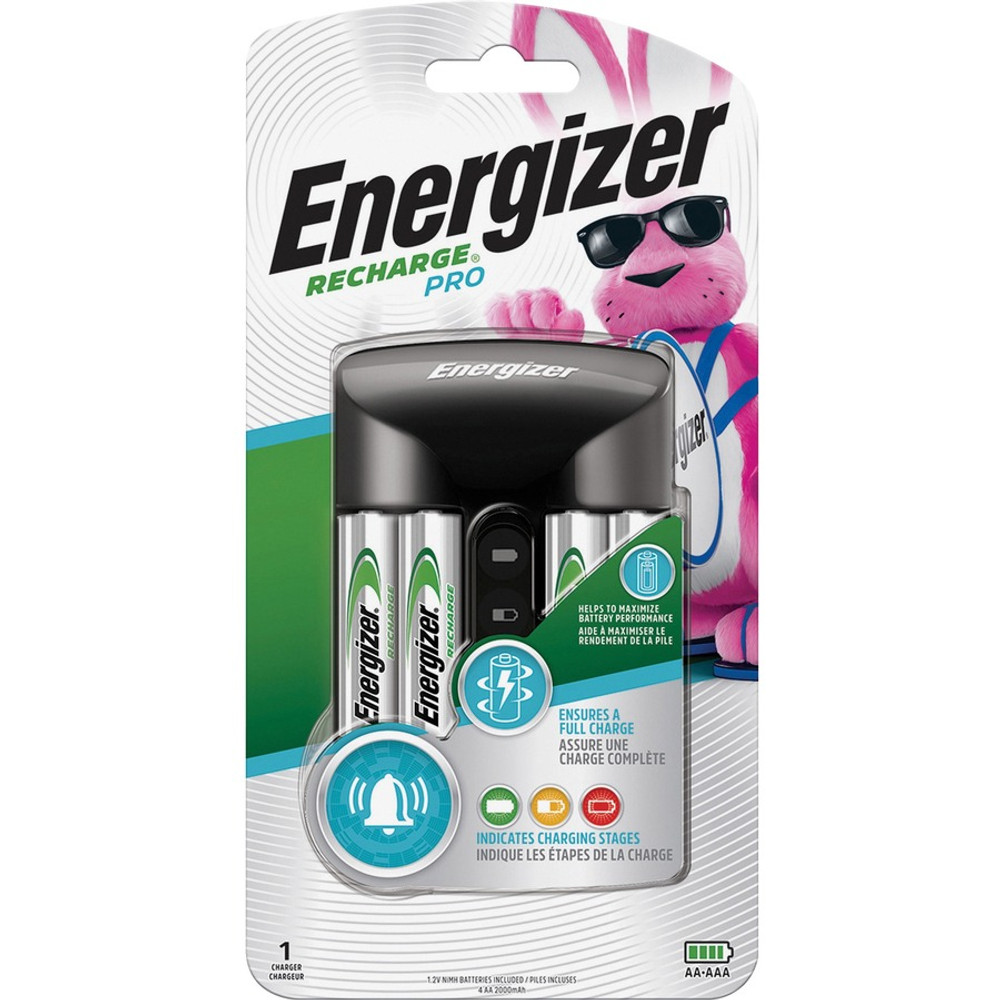 Energizer Holdings, Inc Energizer CHPROWB4CT Energizer Recharge Pro AA/AAA Battery Charger