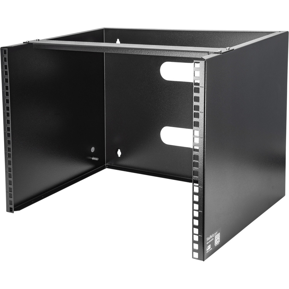 StarTech.com WALLMOUNT8 StarTech.com 8U Wall Mount Rack, 14in Deep, 19 inch Wall Mount Network Rack, Wall Mounting Patch Panel Bracket for Switch/IT Equipment