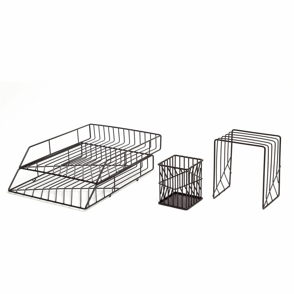 U Brands 2004U0001 U Brands Vena Desk Organization 4 Piece Kit