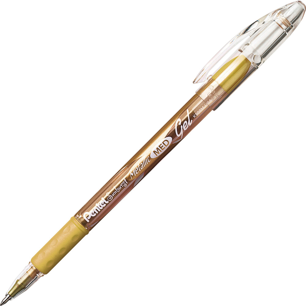 Pentel of America, Ltd Pentel Arts K908MBP2XZ Pentel Arts Pentel Sunburst Metallic Color Permanent Gel Pens