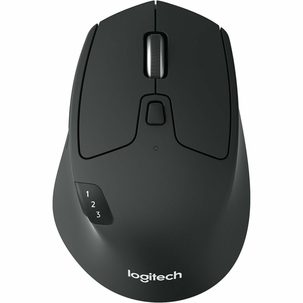 Logitech 910-004790 Logitech M720 Triathlon Multi-Device Wireless Mouse, Bluetooth, USB Unifying Receiver, 1000 DPI, 8 Buttons, 2-Year Battery, Compatible with Laptop, PC, Mac, iPadOS - Black