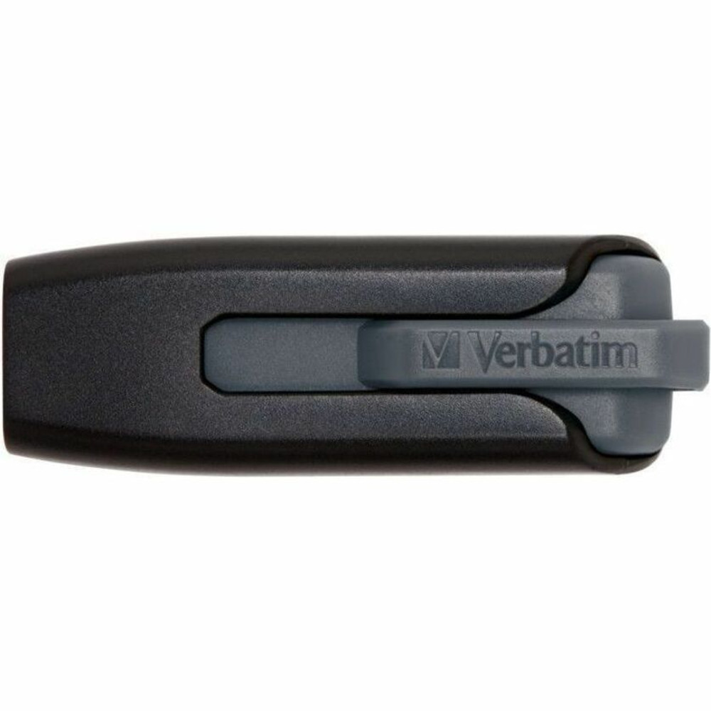 Verbatim America, LLC Microban 49168 256GB Store 'n' Go&reg; V3 USB 3.2 Gen 1 Flash Drive - Gray