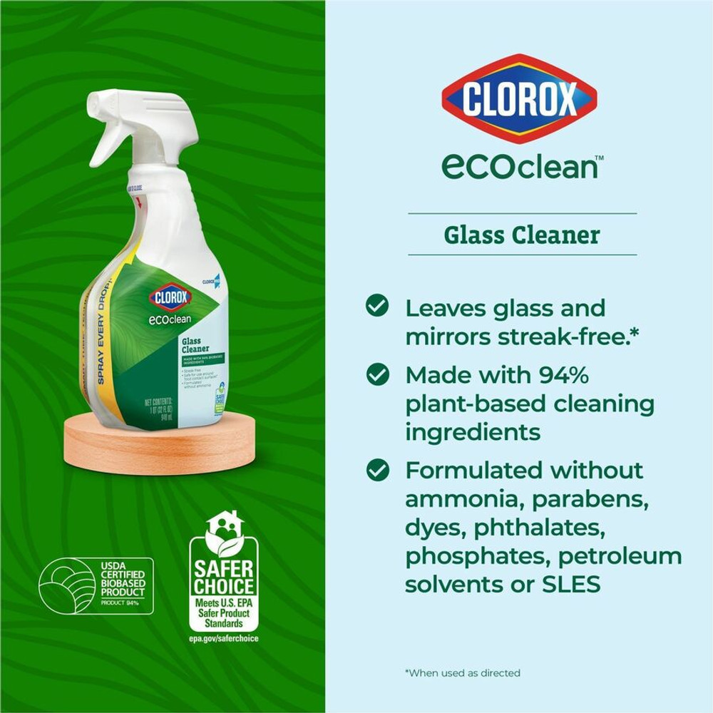 The Clorox Company Clorox 60277CT CloroxPro&trade; EcoClean Glass Cleaner Spray