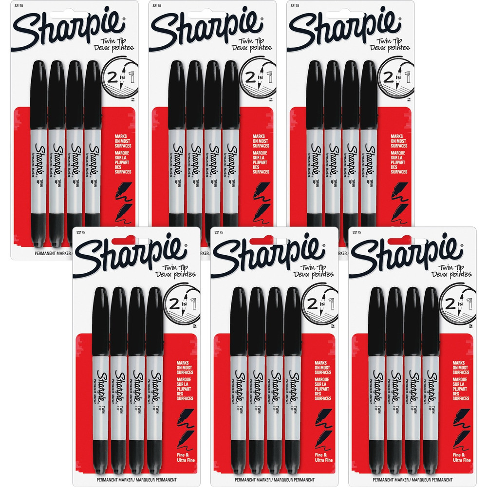 Newell Brands Sharpie 32175PPBG Sharpie Twin Tip Permanent Markers