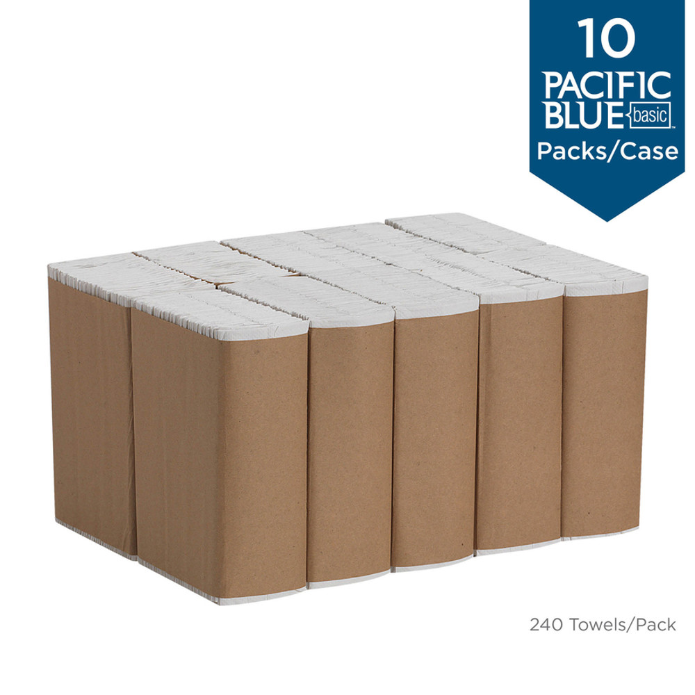 Georgia Pacific Corp. Pacific Blue Basic 20603 Pacific Blue Basic C-Fold Paper Towels