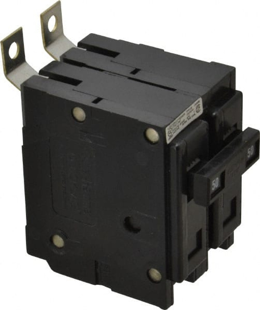 Eaton Cutler-Hammer BAB2050 50 Amp, 120/240 VAC, 24 VDC, 48 VDC, 80 VDC, 2 Pole, Bolt On Miniature Circuit Breaker