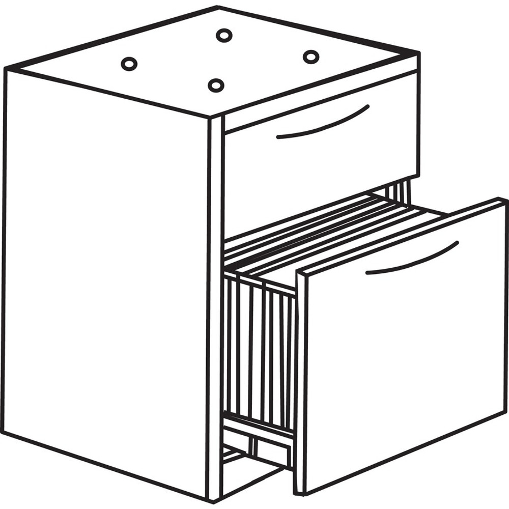 Lorell 69432 Lorell Essentials Series Box/File Hanging File Cabinet