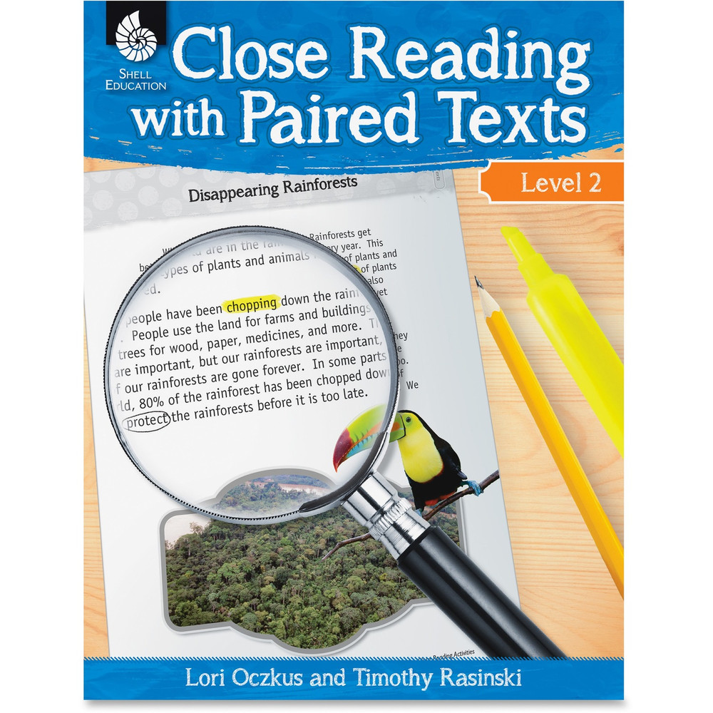 Shell Education 51358 Shell Education Education Close Reading Level 2 Guide Printed Book by Lori Oczkus, M.A, Timothy Rasinski, Ph.D.