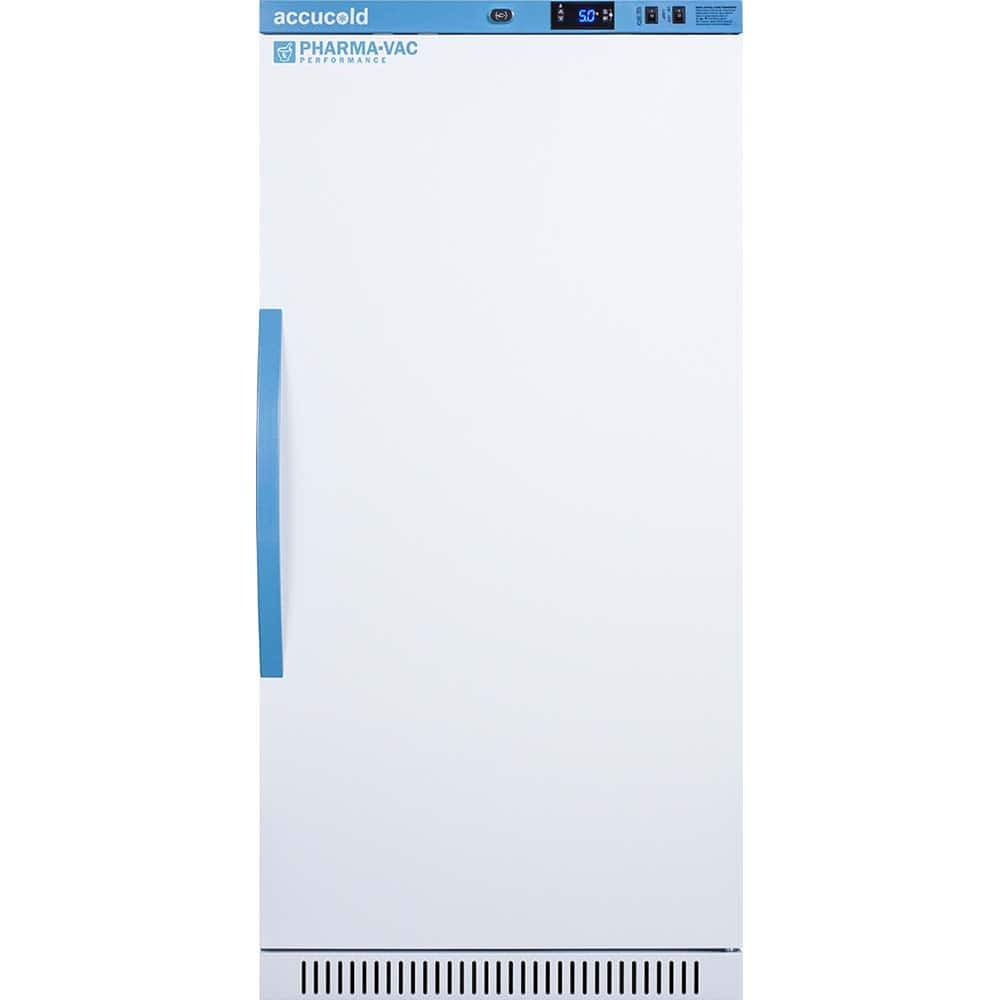 Accucold Pharmacy Medical-Laboratory Refrigerator: 9 cu ft Capacity, 2 to 8 &deg; C, 23-3/8" OAW, 24-3/8" OAD, 50" OAH ARS8PV