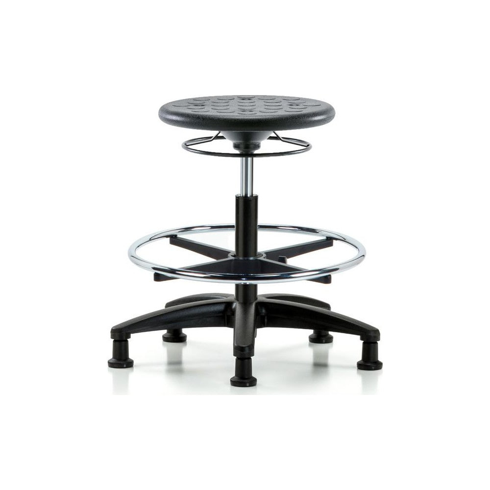 Blue Ridge Ergonomics MSC43408 Lab Stool: Polyurethane, 24" Seat Width, 24" Seat Depth