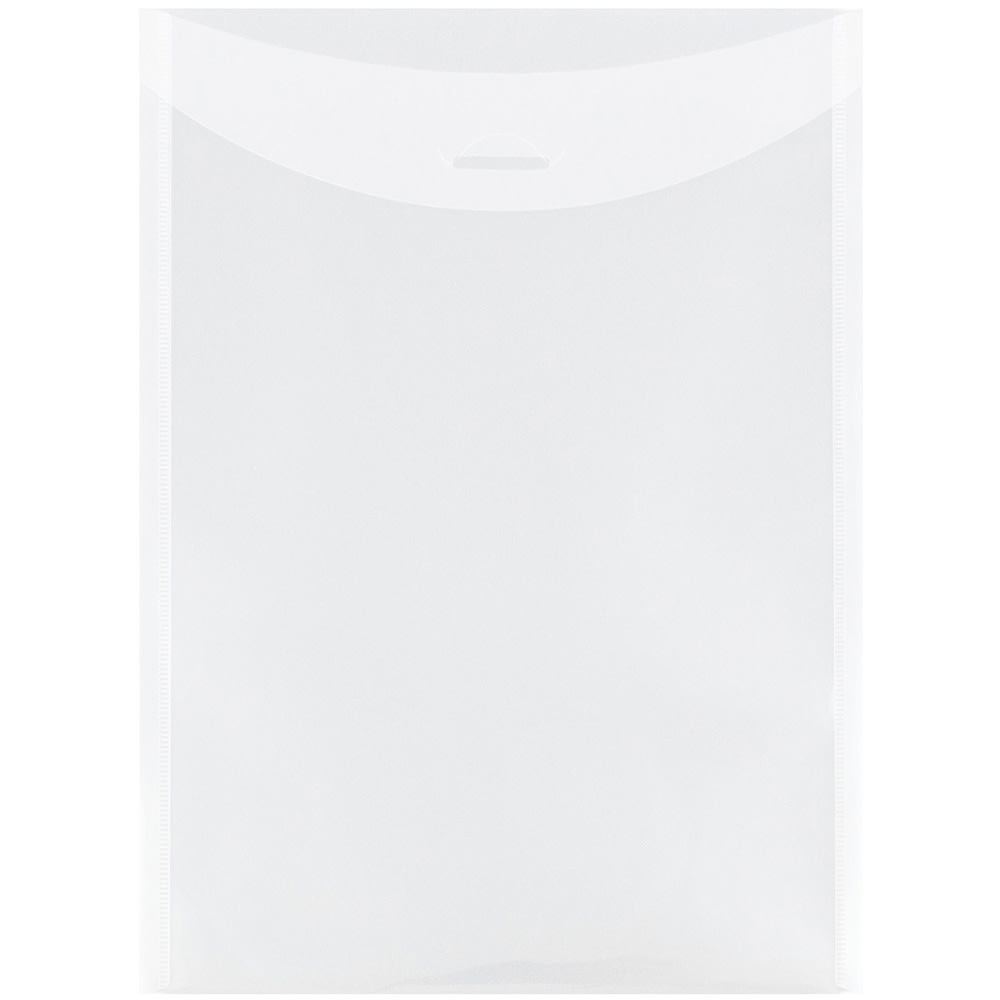 JAM PAPER AND ENVELOPE 1541729 JAM Paper Plastic Envelopes, Letter-Size, 9 7/8in x 11 3/4in, Clear, Pack Of 12