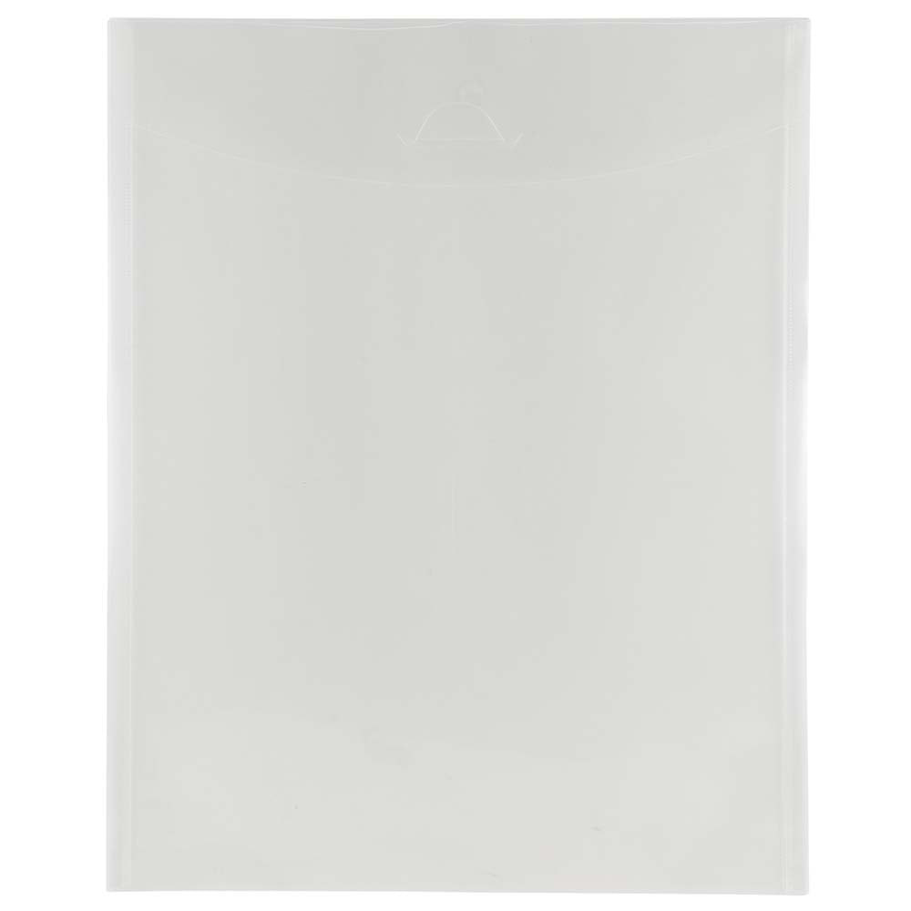 JAM PAPER AND ENVELOPE JAM Paper 1541749  Plastic Envelopes, 11in x 14in, Clear, Pack Of 12