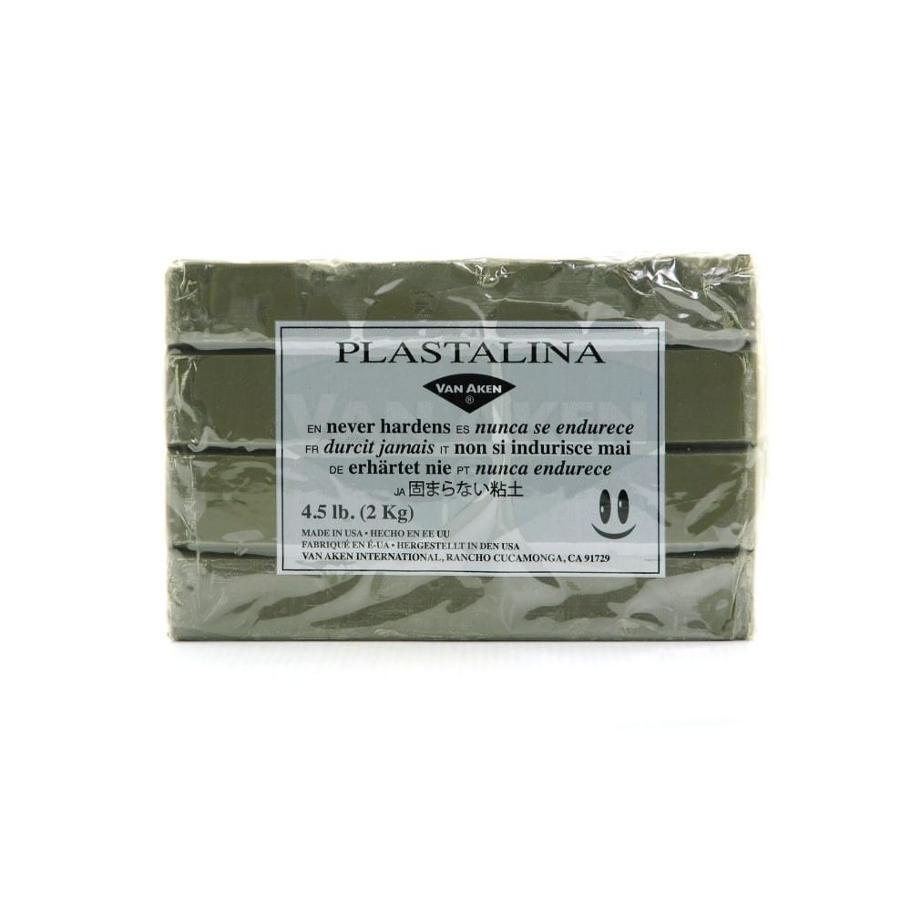 MEADWESTVACO CORP 10512 Van Aken Plastalina Modeling Clay, 4 1/2 Lb, Gray