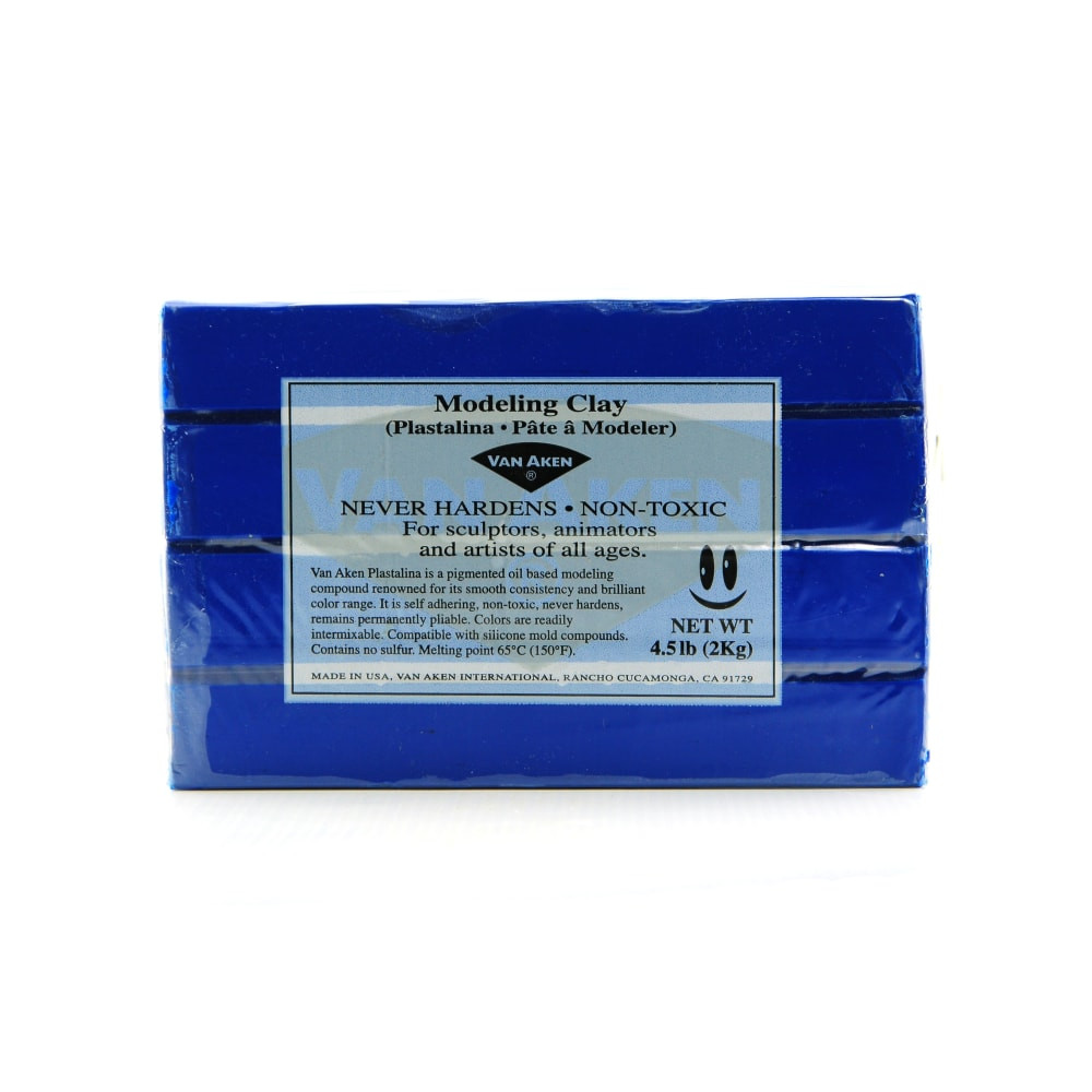 MEADWESTVACO CORP 10506 Van Aken Plastalina Modeling Clay, 4 1/2 Lb, Ultra Blue