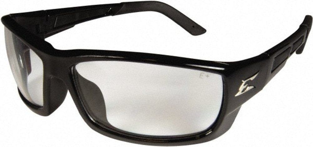 Edge Eyewear PM111 Safety Glass: Scratch-Resistant, Polycarbonate, Clear Lenses, Full-Framed, UV Protection