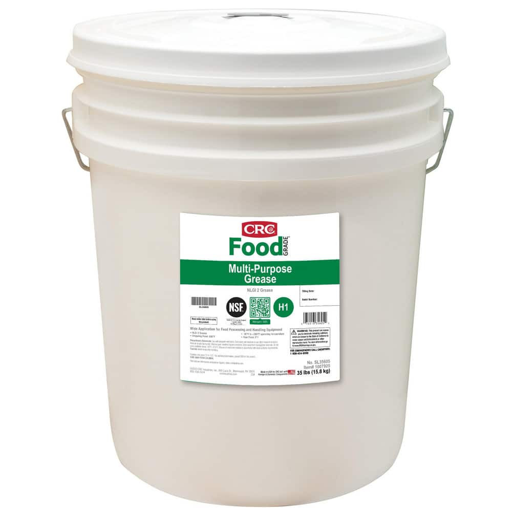 CRC 1007925 General Purpose Grease: 35 lb Pail, Aluminum Complex