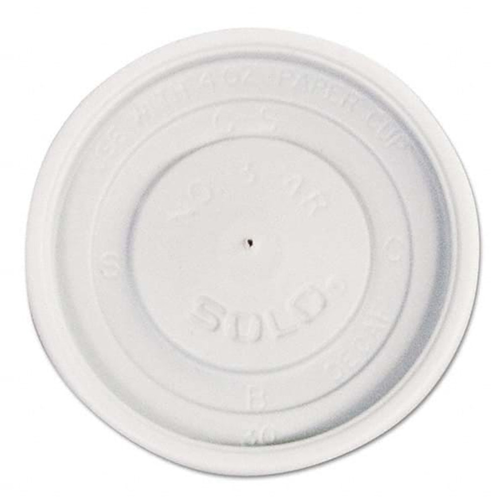 DART SCCVL34R0007 Polystyrene Vented Hot Cup Lids, 4 oz Cups, White, 100/Pack, 10 Packs/Carton