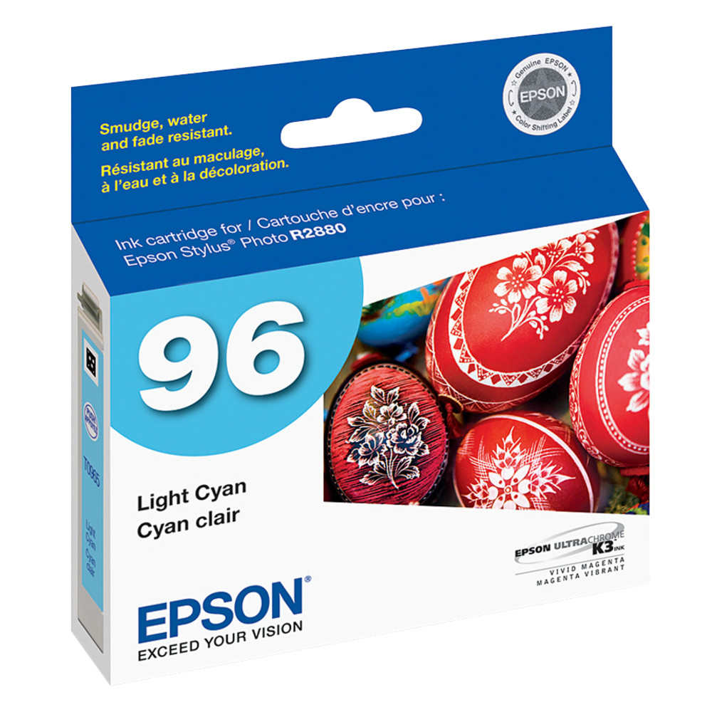 EPSON AMERICA INC. T096520 Epson 96 UltraChrome K3 Light Cyan Ink Cartridge, T096520