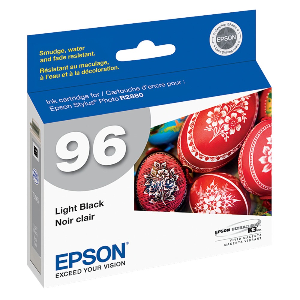 EPSON AMERICA INC. T096720 Epson 96 UltraChrome K3 Light Black Ink Cartridge, T096720