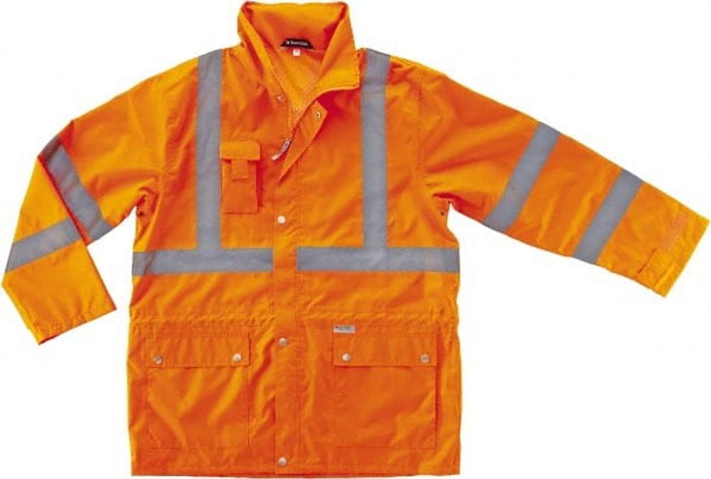 Ergodyne 24312 Heated Jacket: Size Small, Orange, Polyester