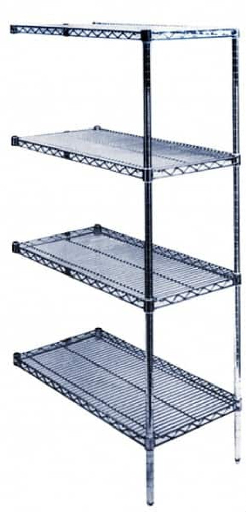 Eagle MHC A4-63-2436-S 36" Wide, 63" High, Open Shelving Eagle MHC Wire Shelving - Add-On Unit
