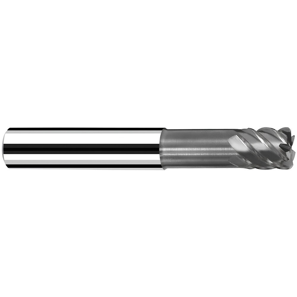 Fraisa X7200440 Corner Radius End Mill: 10 mm Dia, 11.00 mm LOC, 55 deg Helix, TiAlN & AlCrN Coated, Corner Radius End, Centercutting Series XSpeed