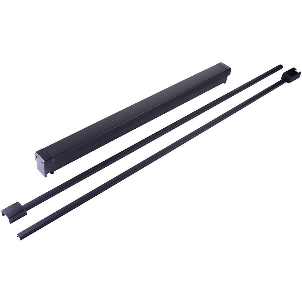 Adams Rite 8222-36 Vertical Bars; Type: Surface Vertical Rod ; Rating: Non Rated ; Hand: Non-Handed ; Minimum Door Width: 2.5 (Inch); Maximum Door Width: 3.000 (Inch); Finish Coating: Dark Bronze; Anodized; Aluminum