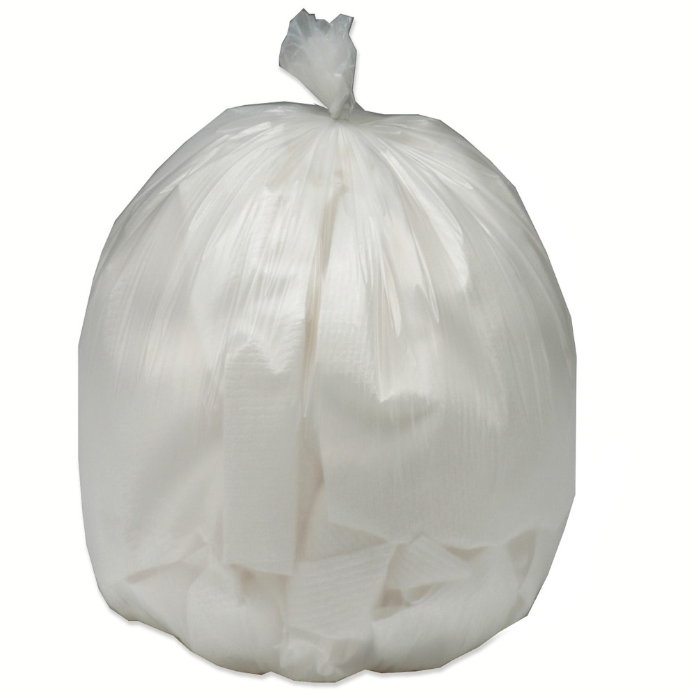 ENVISION 8105-01-150-6256 SKILCRAFT Trash Bags, 34 gal, 32inH x 44inW, Clear, 100 Bags (AbilityOne NSN1506256)