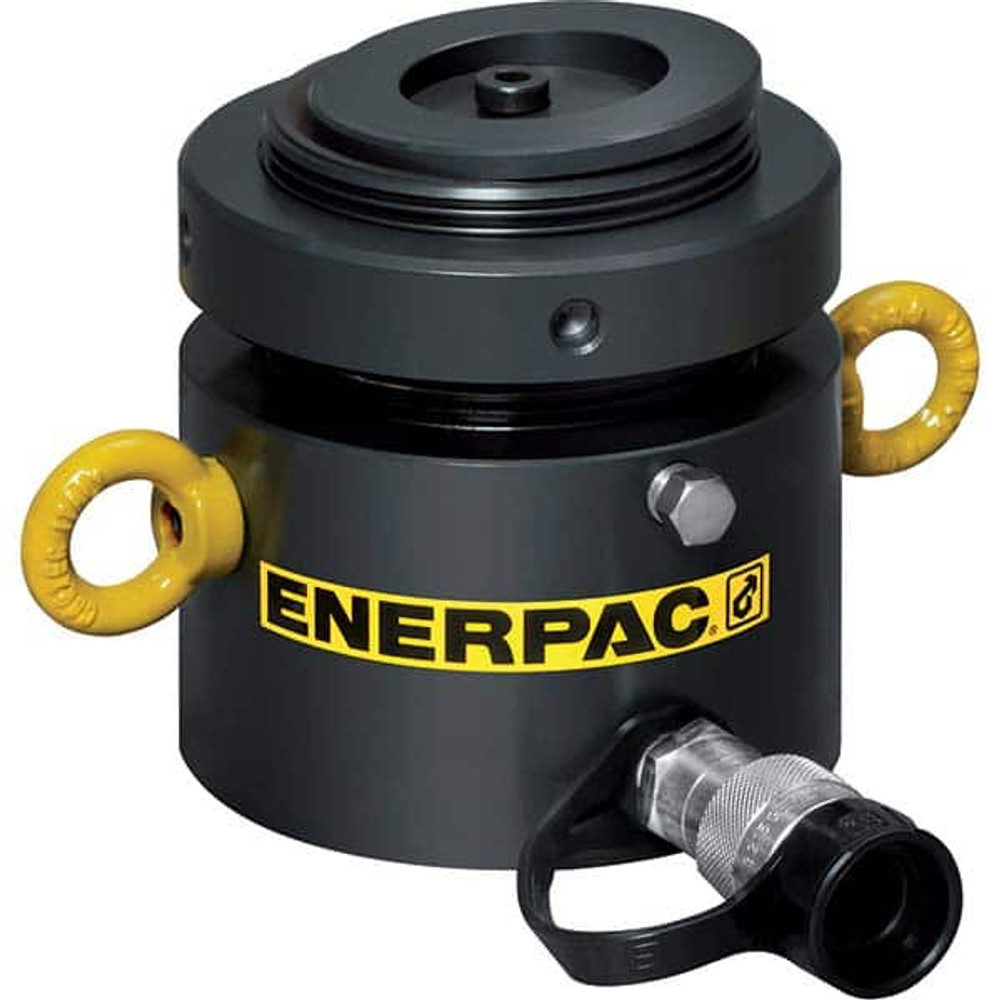 Enerpac LPL602 Compact Hydraulic Cylinder: Base Mounting Hole Mount, Steel