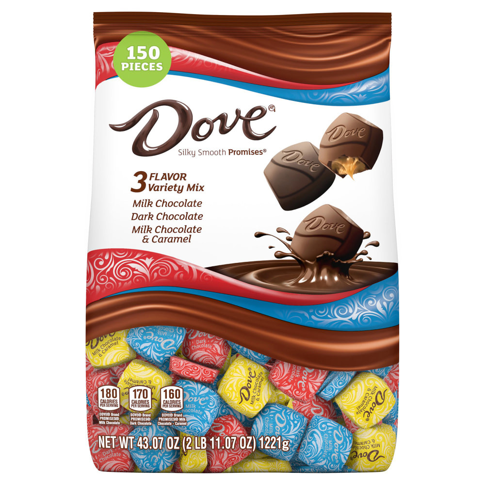 MARS CHOCOLATE NORTH AMERICA LLC 209-00380 Dove Promises Variety Mix, 43.07-Oz Bag