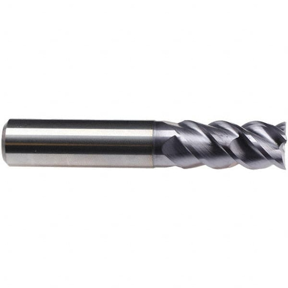 Emuge 1926A.016 16mm Diam 4-Flute 50° Solid Carbide 0.18mm Chamfer Length Square Roughing & Finishing End Mill