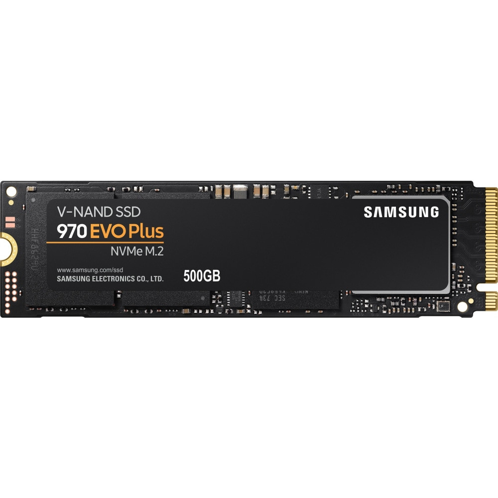 SAMSUNG MZ-V7S500B/AM  970 EVO Plus MZ-V7S500B/AM 500 GB Solid State Drive - M.2 Internal - PCI Express NVMe (PCI Express NVMe 3.0 x4)