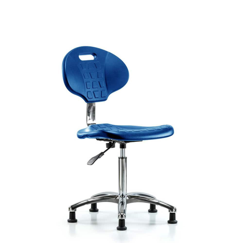 Blue Ridge Ergonomics MSC40170 Task Chair: Polyurethane, Blue