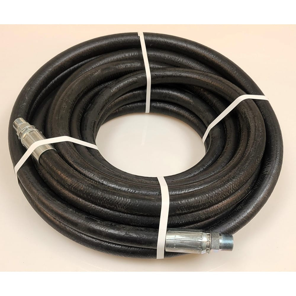 Alliance Hose & Rubber STM150-05MM-CR 1-1/2" ID x 5' LENGTH STEAM HOSE 250 PSI COUPLED M + M