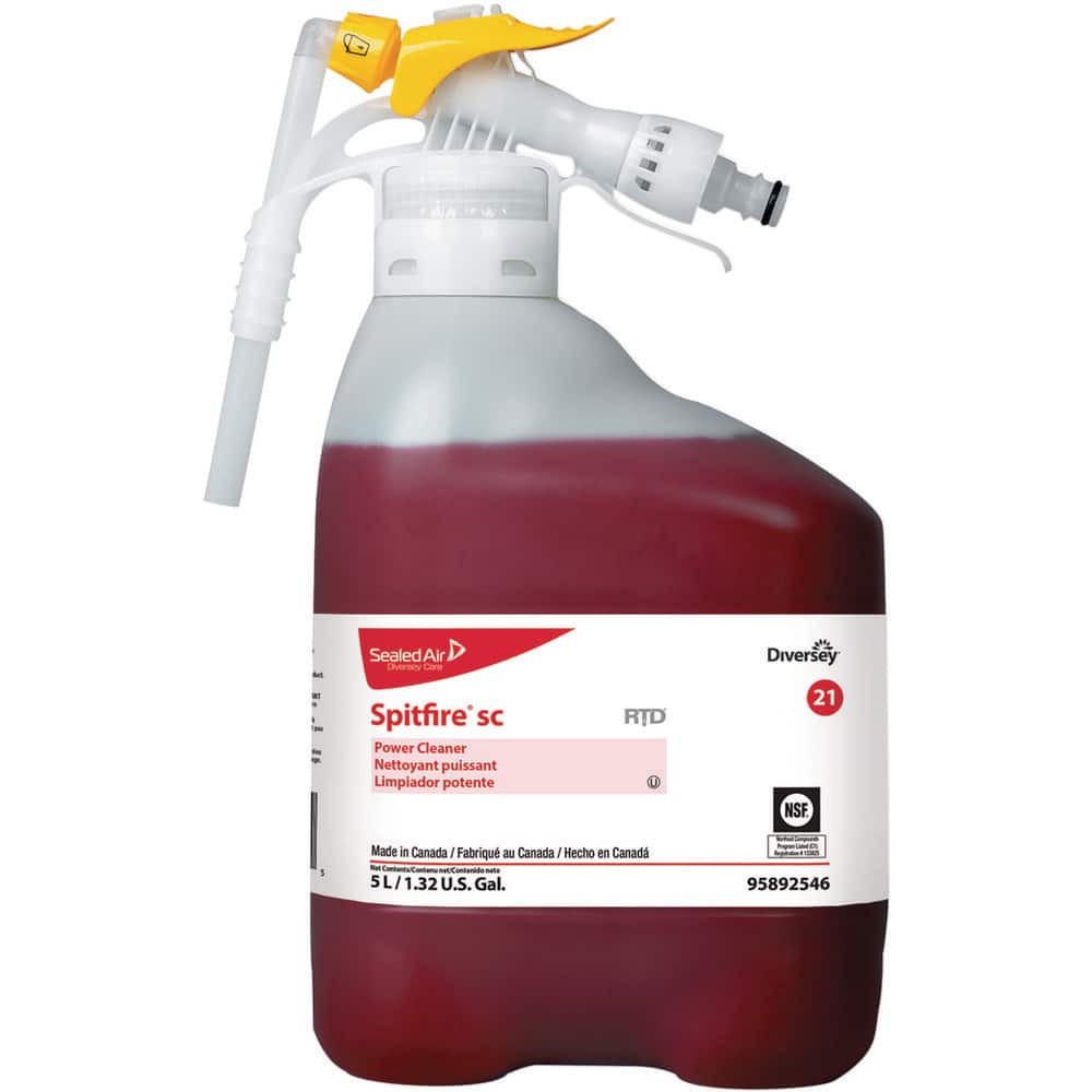 Diversey DVS95892546 All-Purpose Cleaners & Degreasers; Product Type: Power Cleaner ; Form: Liquid ; Container Type: Spray Bottle ; Container Size: 1.32 gal ; Scent: Fresh Pine ; Application: For Shops & Kitchens