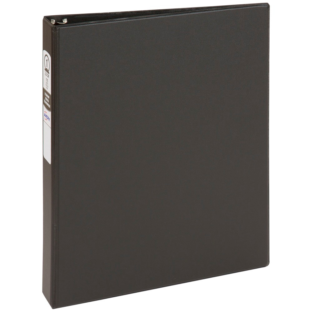 AVERY PRODUCTS CORPORATION 3301 Avery Economy 3-Ring Binder, 1in Round Rings, Black