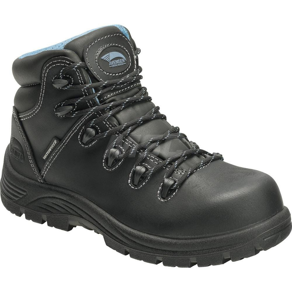 Footwear Specialities Int'l A7127-6W Work Boot: 6" High, Leather, Composite & Safety Toe, Safety Toe