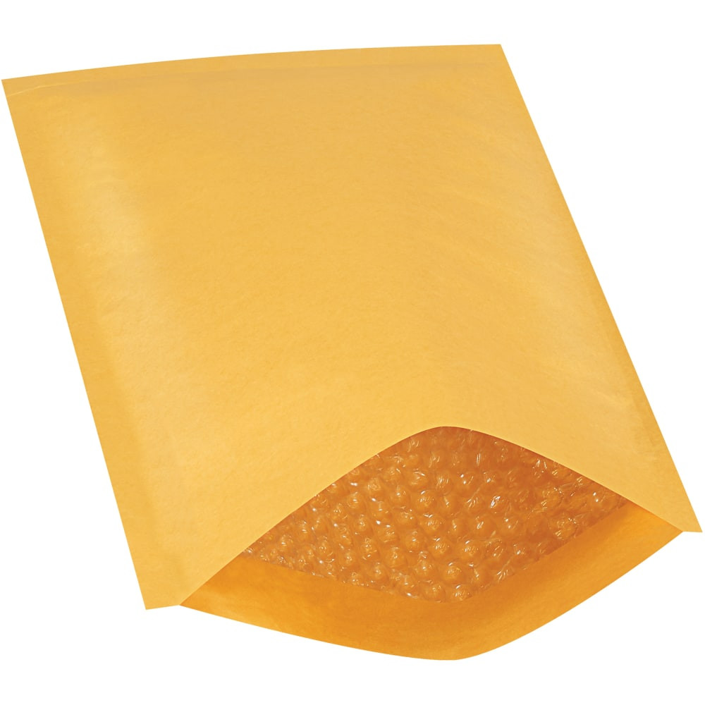 B O X MANAGEMENT, INC. B85525PK Partners Brand Kraft Heat-Seal Bubble Mailers, #2, 8 1/2in x 12in, Pack Of 25