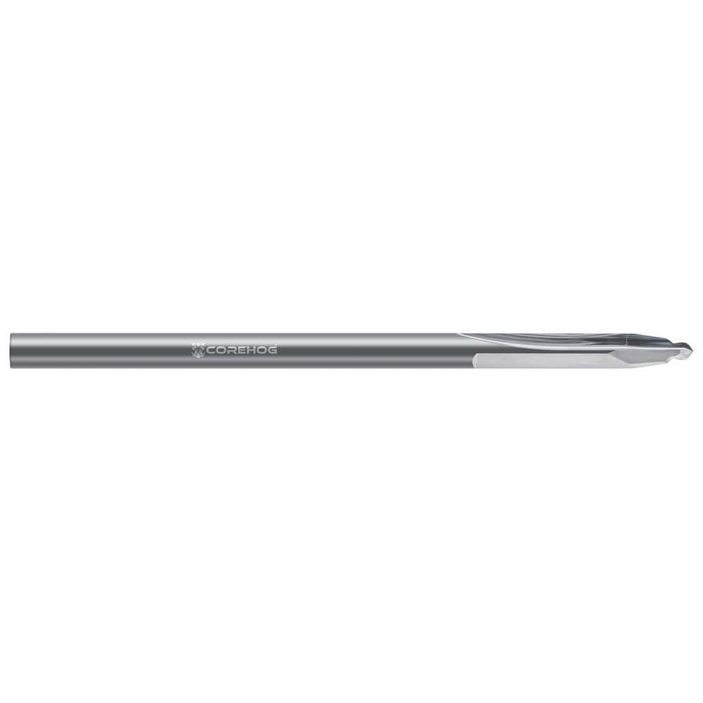 Corehog C33597 Straight-Flute & Die Drill Bits; Drill Bit Size (Wire): #30 ; Coating/Finish: Uncoated ; Flute Length (Inch): 1 ; Flute Length (Decimal Inch): 1.0000 ; Drill Point Angle: 114 ; Overall Length (Inch): 6