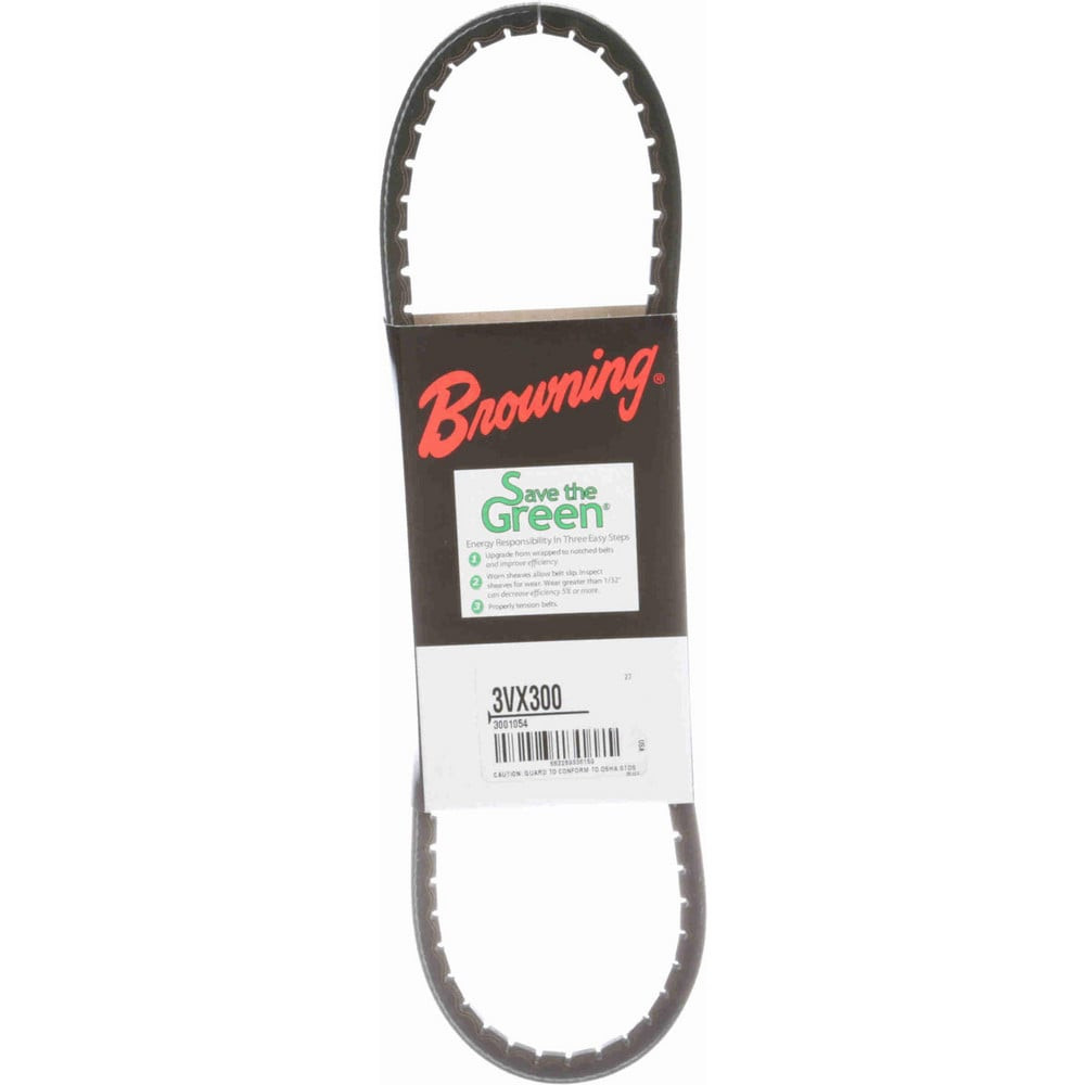 Browning 3001054 V-Belt: Section 3VX, 30" Outside Length, 3/8" Belt Width