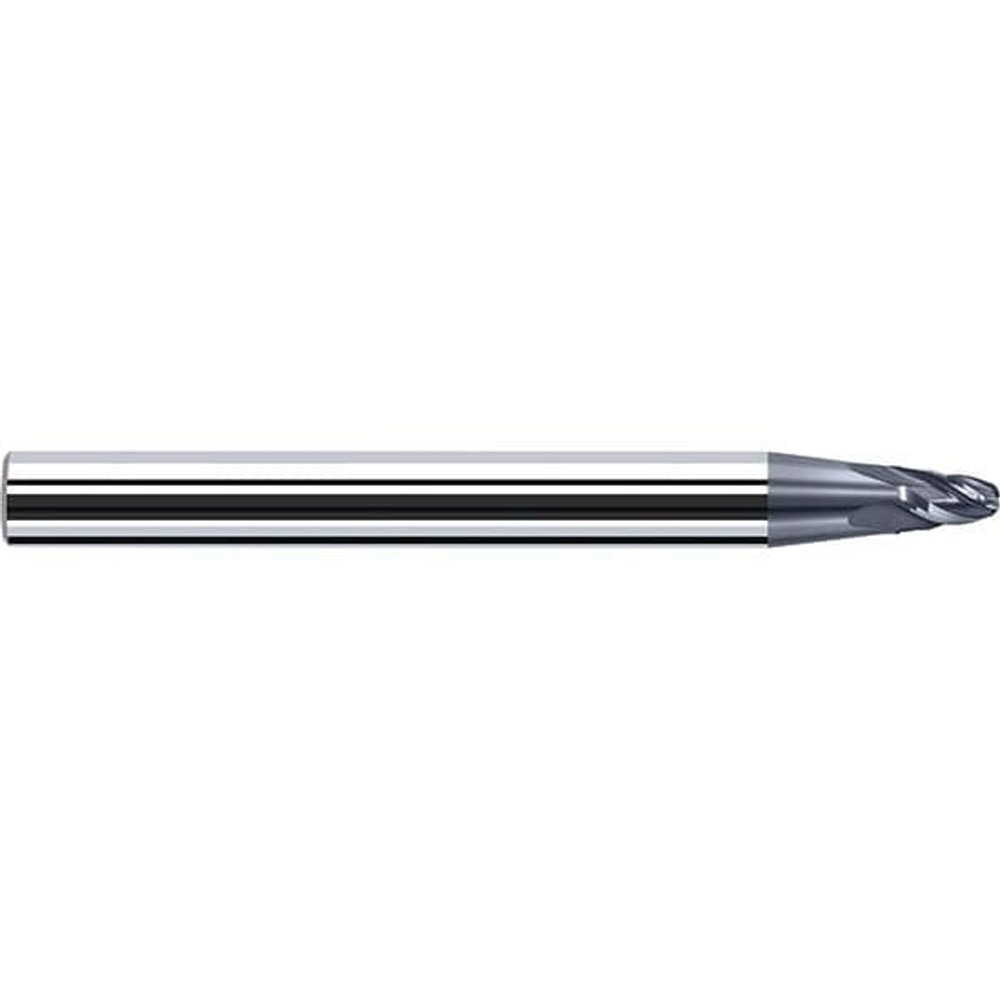 Fraisa P8545180 Tapered End Mill: 4 Flutes, Solid Carbide, Tapered End