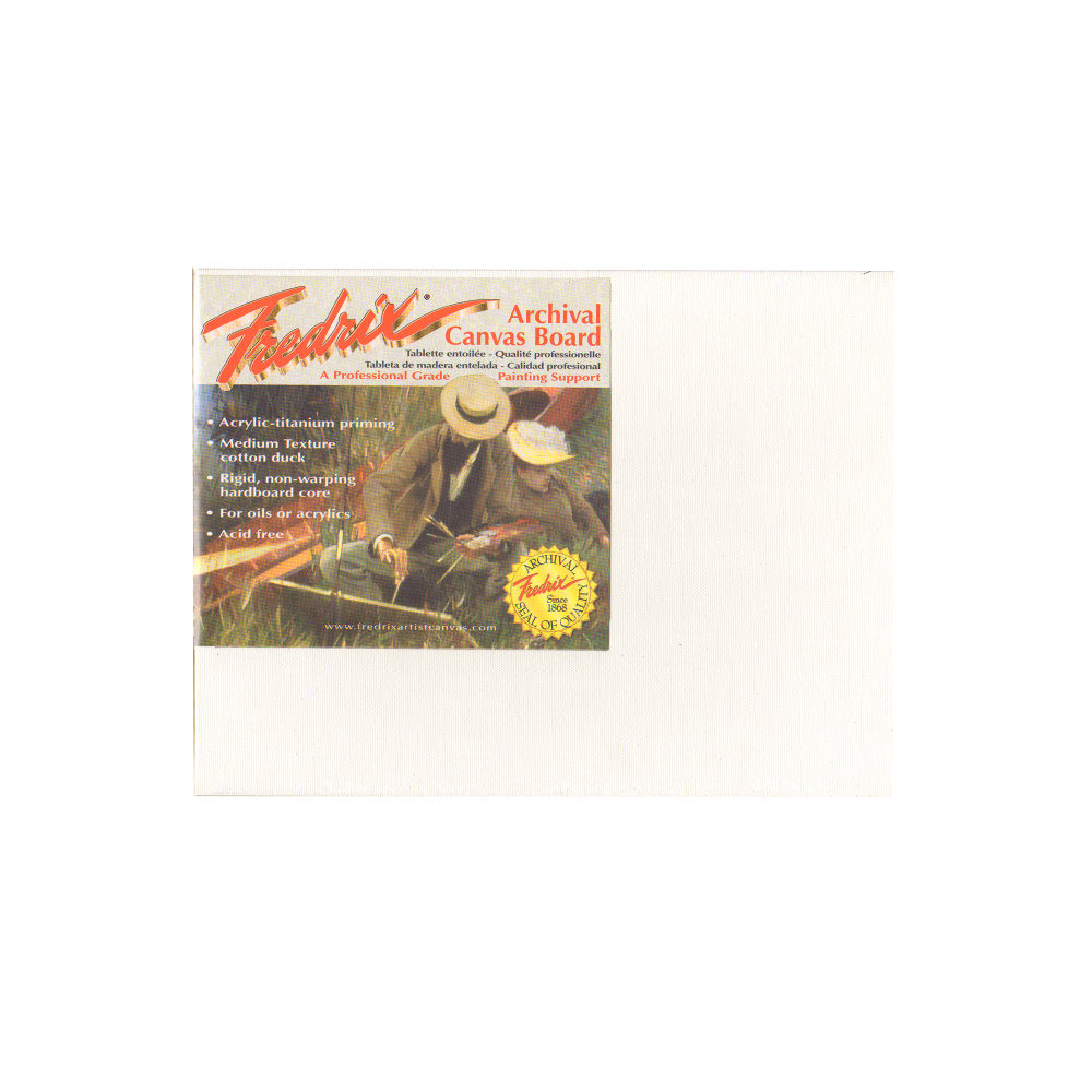 WINSOR & NEWTON 3410-2 Fredrix Archival Canvas Board, 9in x 12in, Pack Of 2