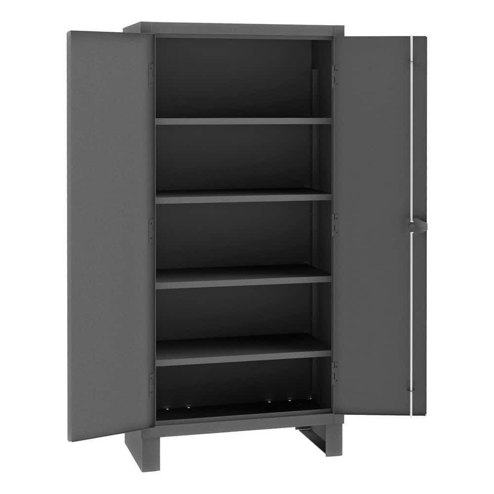 Durham 3702-4S-95 Locking Steel Storage Cabinet: 36" Wide, 24" Deep, 78" High