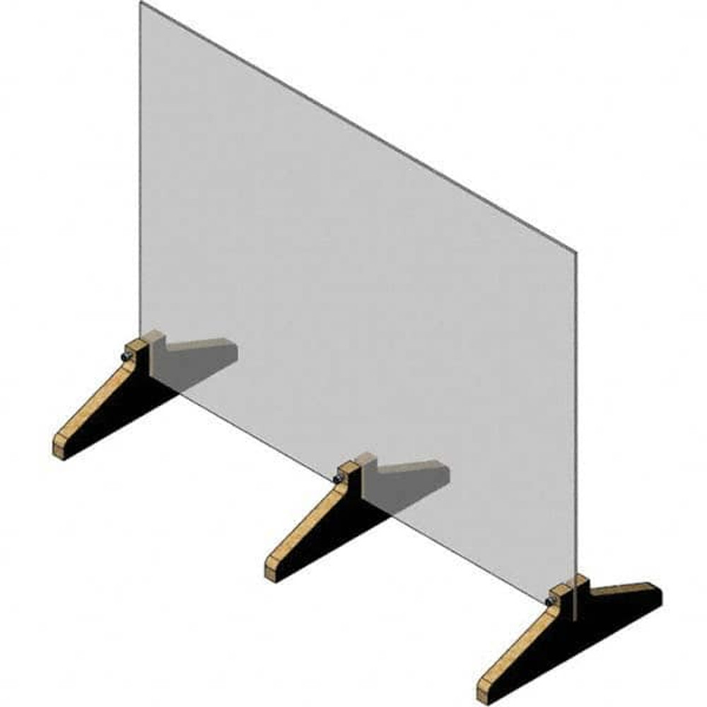 Ghent SG2-2430 Social Distancing Partition: 30" OAW, 24" OAH, Clear