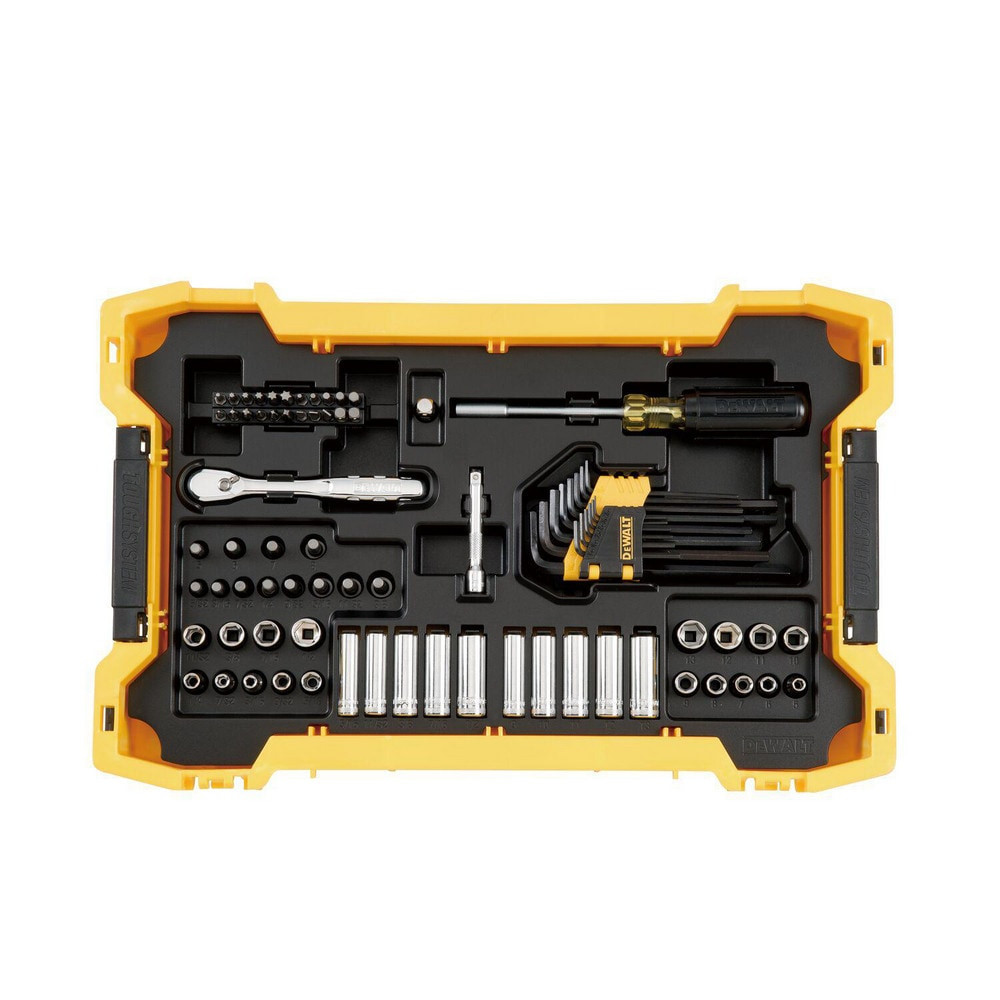 DeWALT DWMT45402 Combination Hand Tool Set: 131 Pc, Mechanic's Tool Set, 1/4" Drive