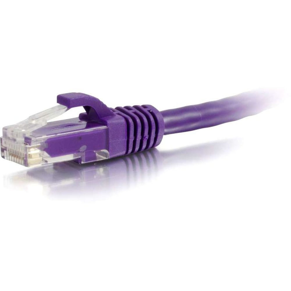 LASTAR INC. 31347 C2G 5ft Cat6 Ethernet Cable - Snagless Unshielded (UTP) - Purple - Category 6 for Network Device - RJ-45 Male - RJ-45 Male - 5ft - Purple