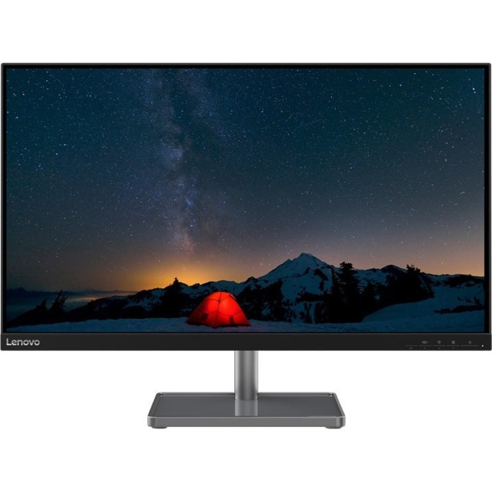 LENOVO, INC. Lenovo 66ECGCC4US  L28u-35 28in Class 4K UHD LCD Monitor - 16:9 - Raven Black - 28in Viewable - In-plane Switching (IPS) Technology - WLED Backlight - 3840 x 2160 - 1.07 Billion Colors - FreeSync - 300 Nit - 4 ms - Speakers - HDMI - Disp