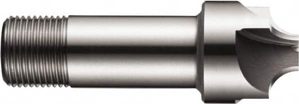 DORMER 5985465 Corner Rounding End Mill: 3/8" Radius, 1-1/16" Diam, 4 Flutes, High Speed Steel