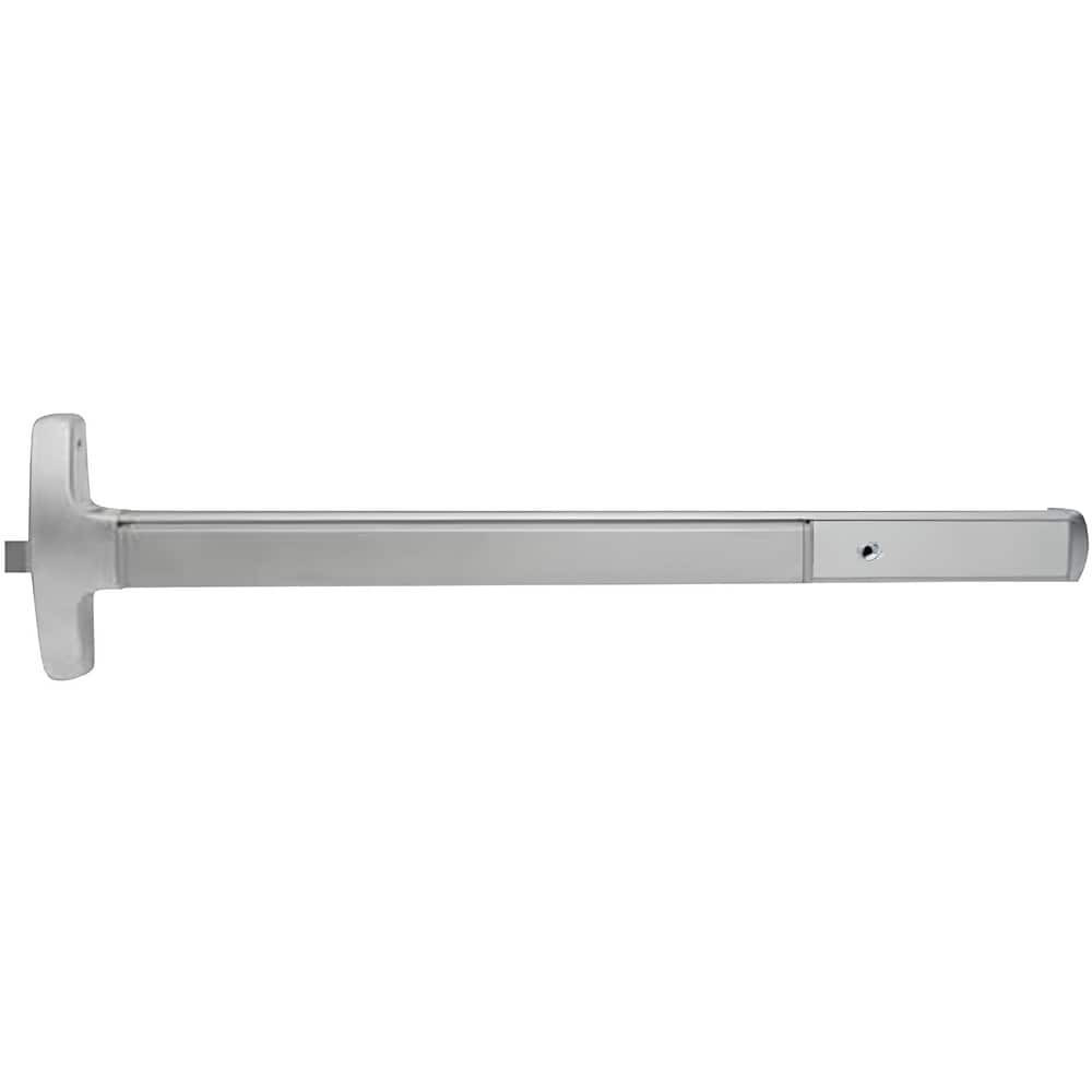 Falcon 24-R-NL-OP 3 26 Push Bars; Material: Metal ; Locking Type: Exit Device Only ; Finish/Coating: Satin Chrome ; Maximum Door Width: 3ft ; Minimum Door Width: 2.66ft ; Grade: 1